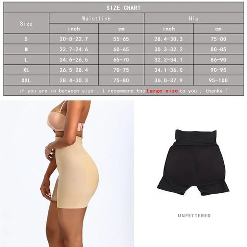 Women Ladies Buttock Lifter Shape Wear  Pants Tights Shorts Buttock Shaper