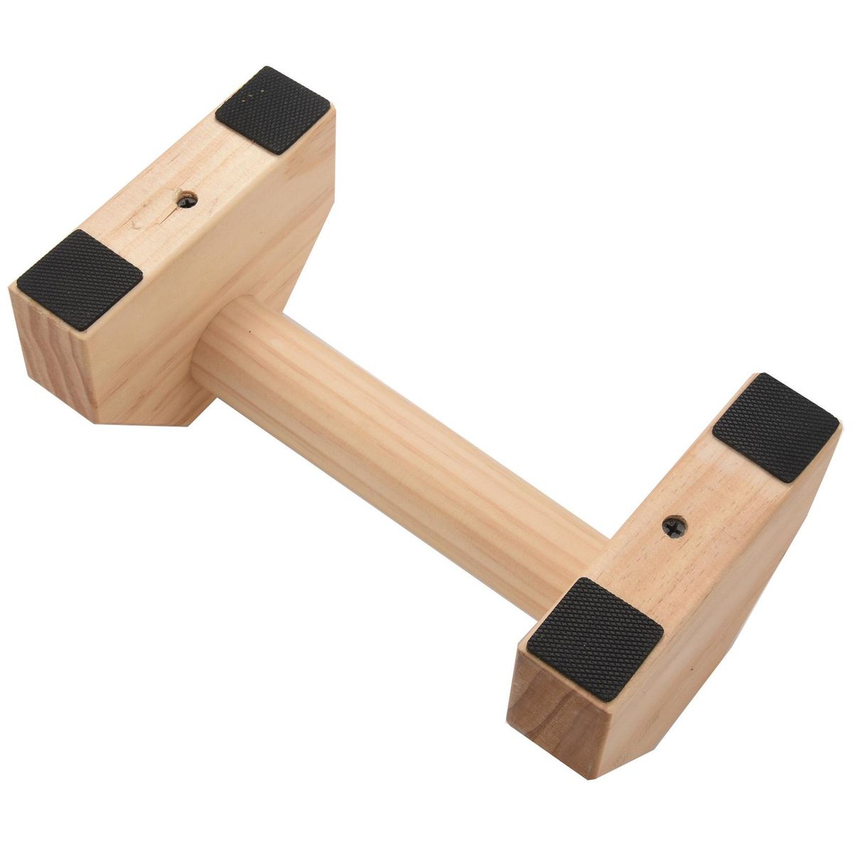 1 Pair Parallettes Gymnastics Calisthenics Handstand Bar Wooden Fitness Exercise Tools Training Gear Push-Ups Double Rod Stand