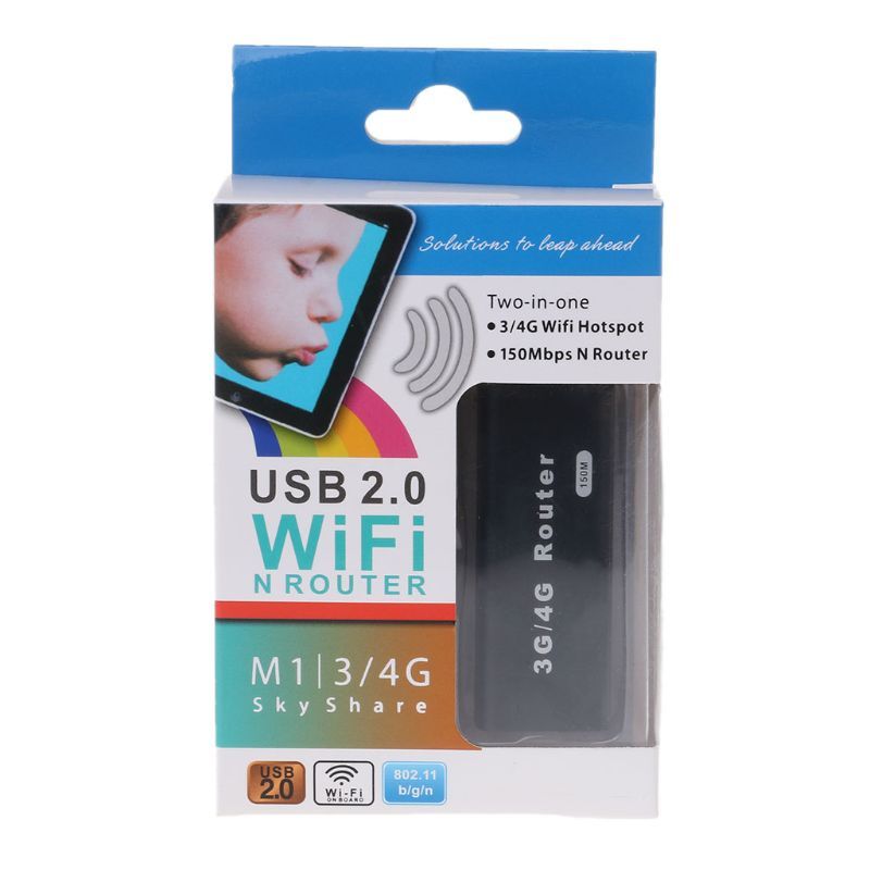 Mini Portable 3G WiFi Wlan Hotspot AP Client 150Mbps USB