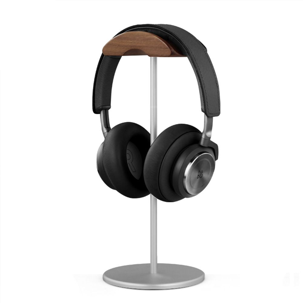 Aluminum Alloy Headphone Bracket Solid Wood Headphone Hanger