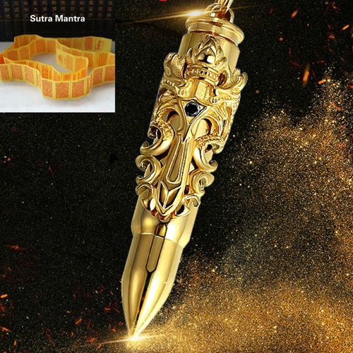 Sutra Titanium Amulet Luck Charm Talisman Amulet Pendant
