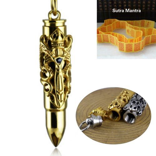 Sutra Titanium Amulet Luck Charm Talisman Amulet Pendant
