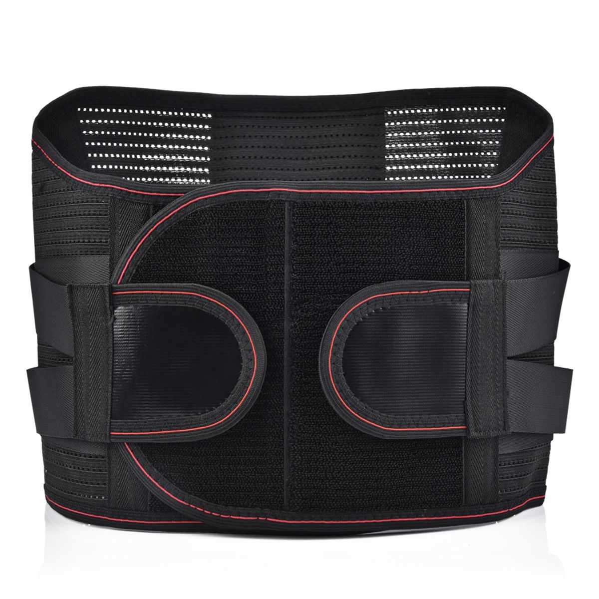 Lumbar Support Belt Lumbosacral Back Brace Adjustable Breathable Waist Support Belt Self-heating Therapy with 3pcs Replaceable Pad for Men Women Relief Back Pain Sciatica Herniated Disc Scoliosis