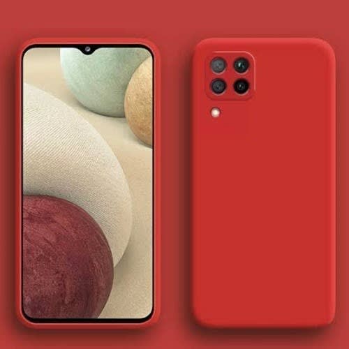 Silicone Backcase For Samsung A12 - Red