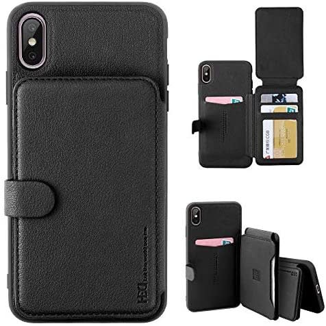 Wallet Cover Case For Apple iPhone Xr - Black