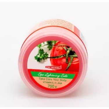 Premium Grade Carebeau Tomato Lightening Spa Salt Scrub - 700g
