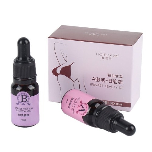Clothes Of Skin Breast Tighten And Enhancement Essential Oil Set- A & B - 10ml