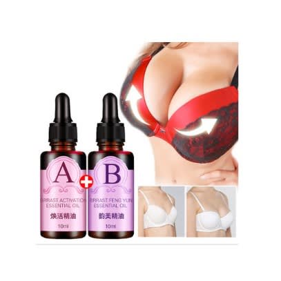 Clothes Of Skin Breast Tighten And Enhancement Essential Oil Set- A & B - 10ml
