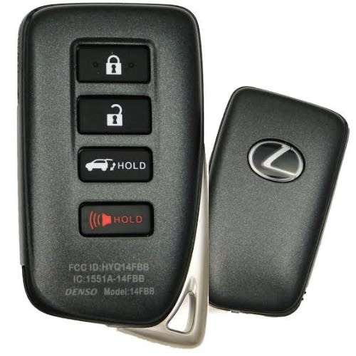 2016-2020 Lexus Is300 4-button Smart Key Fob Remote