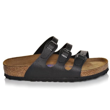 Three- Buckle Pam Wear - Black