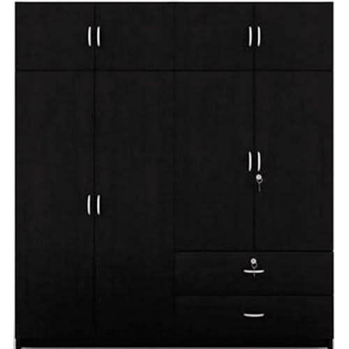 Wardrobe - Black - 60cmx250cmx180cm