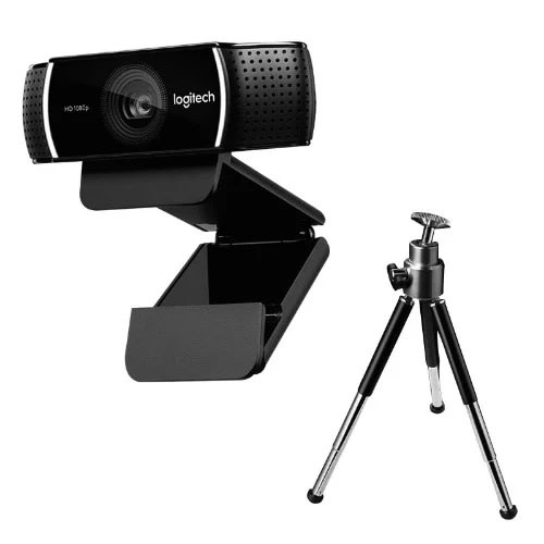 C922 Pro Stream Webcam Video Streaming And Recording + Free Stand