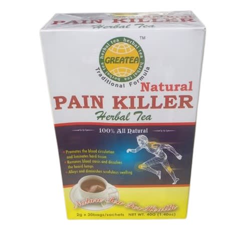Great 100% All Natural Pain Killer Tea - 20 Teabags