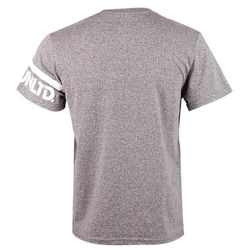 Men's Grey-Marled Print T-Shirt