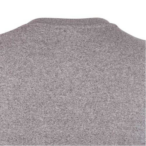 Men's Grey-Marled Print T-Shirt