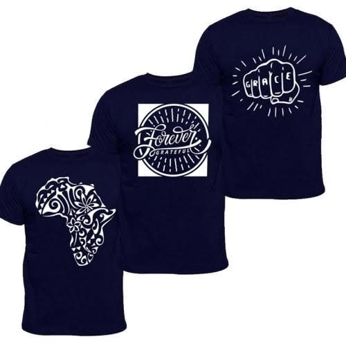 Cool Blue T-shirt's 3-in-1 Bundle -navy Blue