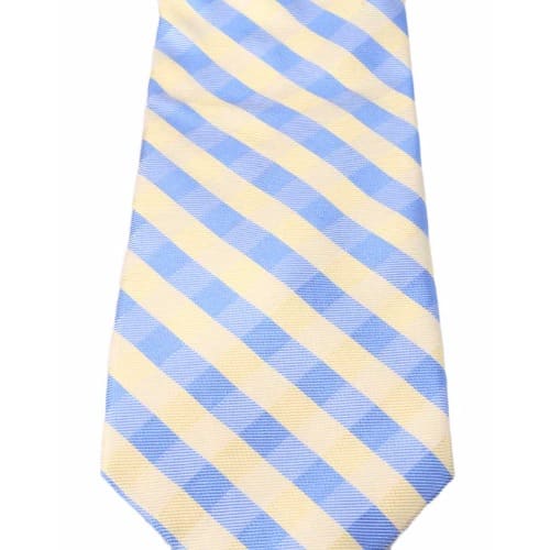 Check Tie - Yellow & Blue