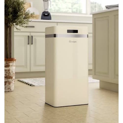 Swka4500cn Retro 45l Square Sensor Bin - Cream