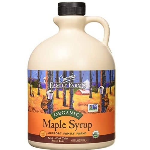 Organic Maple Syrup - Grad A Dark Color  - 64 Oz - 1.89 L