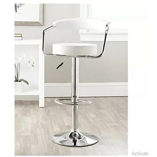 Cushioned Bar Stool - Set Of 2 - White