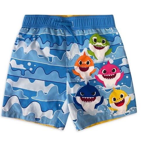 Pinkfong Baby Shark Toddler Boys Swimming Shorts.