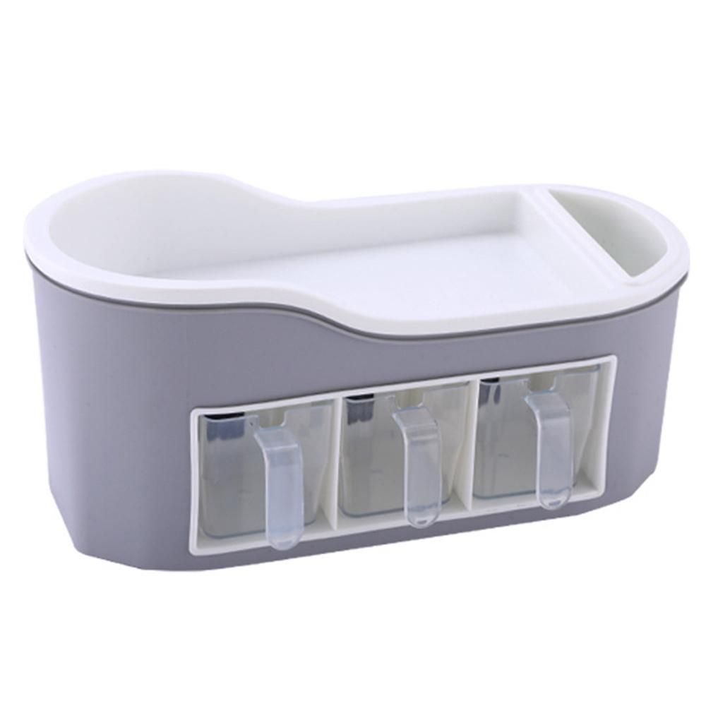 Multifunctional Spice Box Rack Storage Container Salt