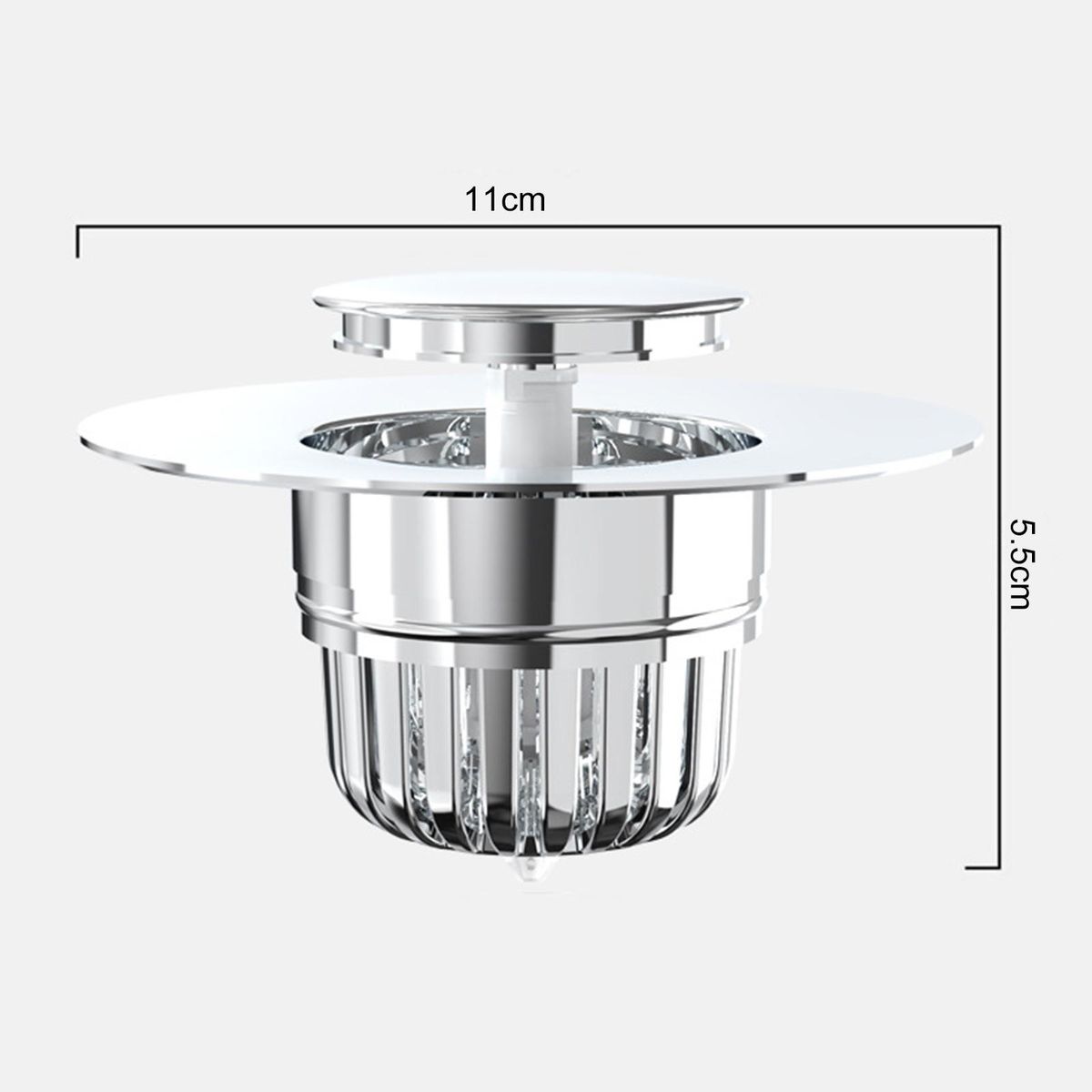 Stainless Steel Tub Strainer Quick Drainage for Kitchenbathroom