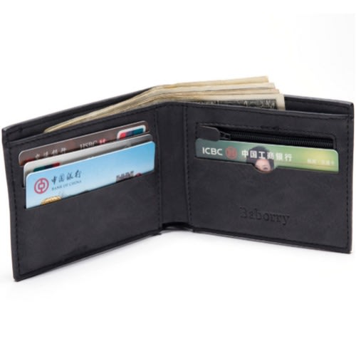 New Retro Leather Men's Wallet-Grey