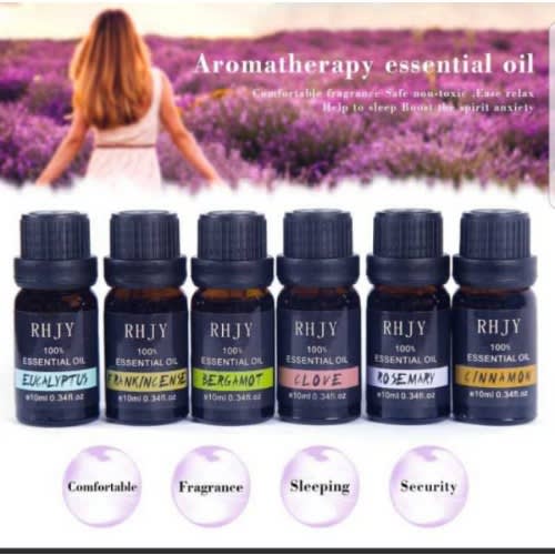 Pure Essential Oil Set Of 6 Oils