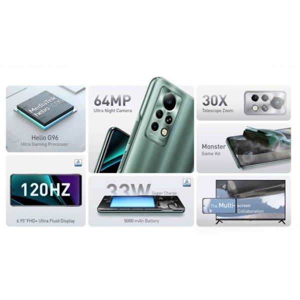 Note 11 Pro -x697- 6.95'' - 128gb - 8gb - Blue - 5000mah - Dual Sim