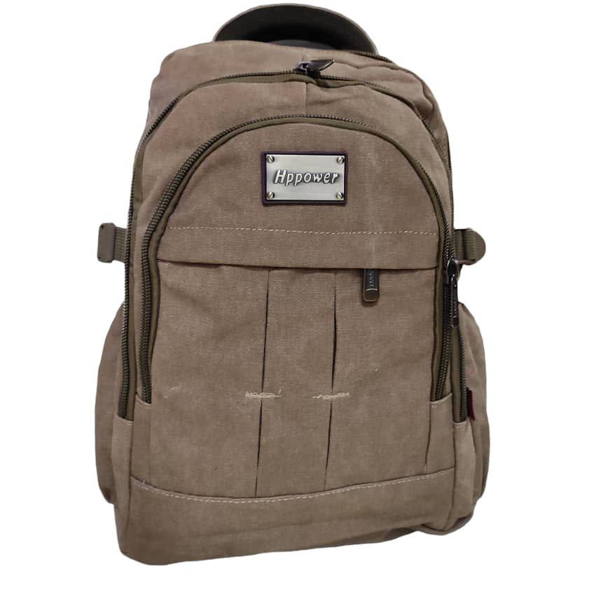 STRONG AND  DURABLE KHAKI SCHOOL BAG