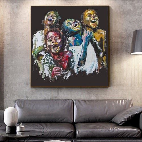 Happy Kids Wall Africa -20 By 28inches Size