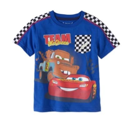 Team Mc Queen Cars Graphic T-Shirt - Blue