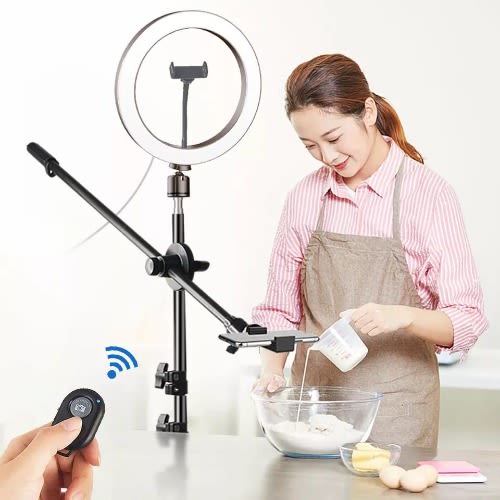 12 Inch Ring Light With 1.6m Tripod Stand