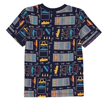 Boys Car Print T-Shirt