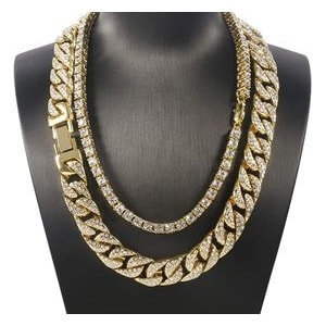 Cuban Chain With Tennis Chain