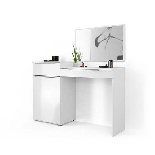 Belton Dressing Table With Mirror - White