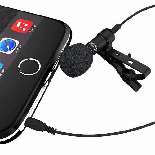 Live Broadcast Lavalier Noise Reduction Microphone For Cameras, Phones & PC