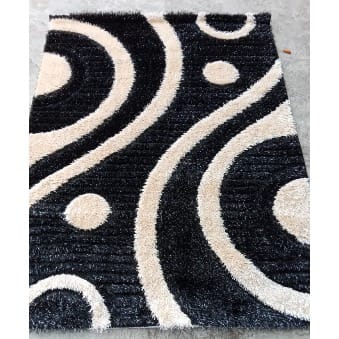 3 By 5ft Pattern Multicolor Center Shaggy Rug