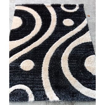 3 By 5ft Pattern Multicolor Center Shaggy Rug