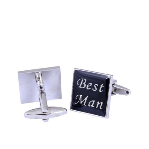 Best Man Named Cufflinks - Black - MC-3986