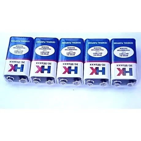 9v Carbon Zinc Battery - 10 Pieces