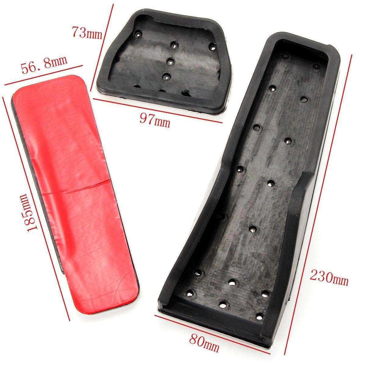 3pcs Sport Foot Pedal Kit For Infiniti G25 G35 G37 Q50 Q60 EX25 QX50 QX70