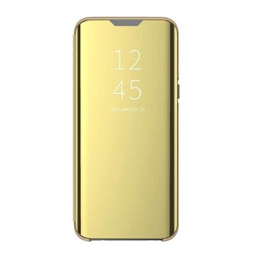 Standing Clear View Protective Flip Case Pouch For Samsung Galaxy A9 2018 - Gold