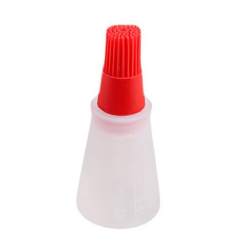 High Temperature Resistant Silicone Oil Brush Baking Brushes - Red - 1 Piece