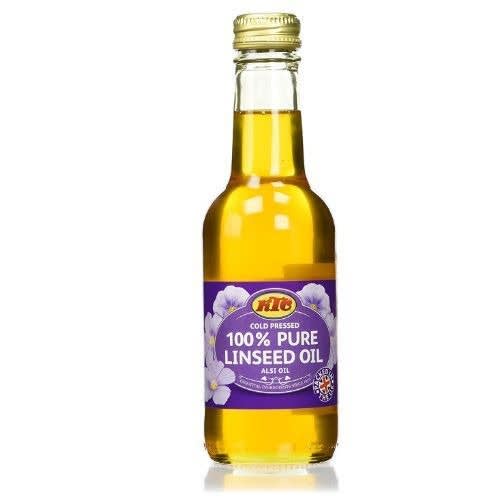 100% Pure Cold Pressed Linseed / Flaxseed Oil -250ml Edible