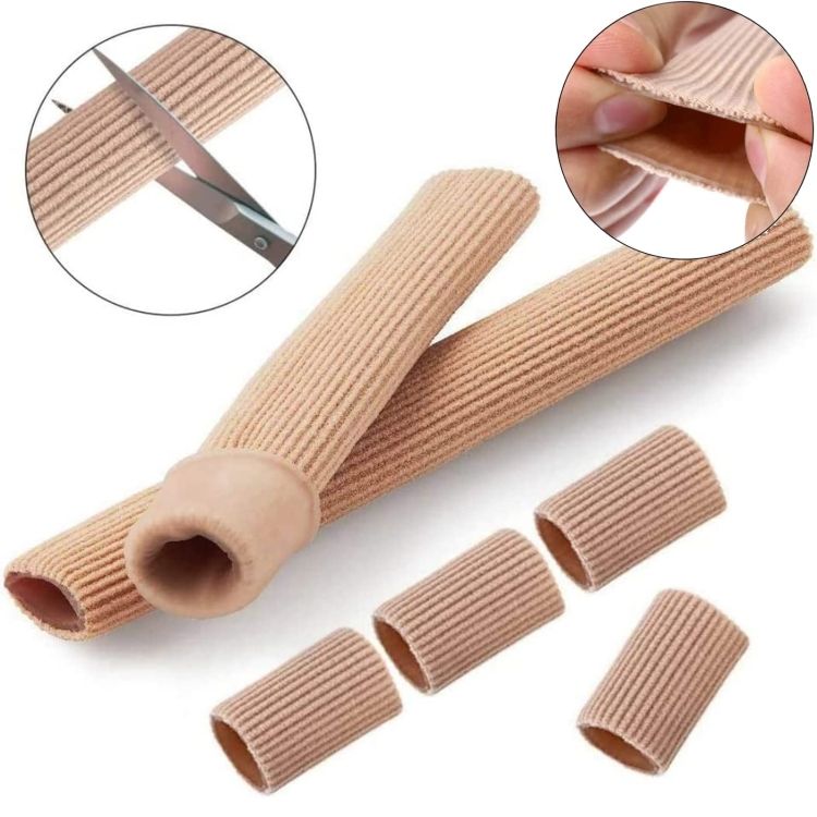 3pcs Toes Fingers Cushion Tube Sleeve Small  1.5cm