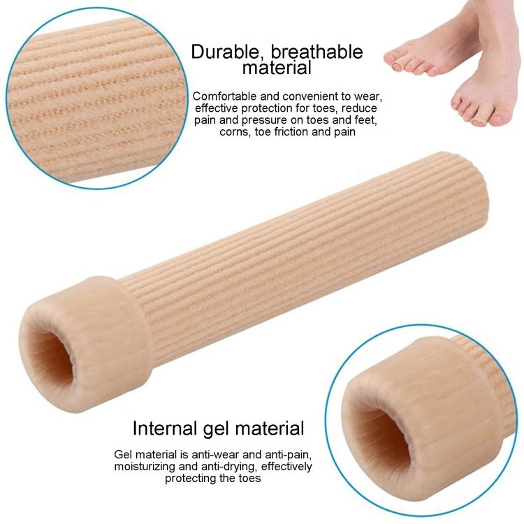 3pcs Toes Fingers Cushion Tube Sleeve Small  1.5cm