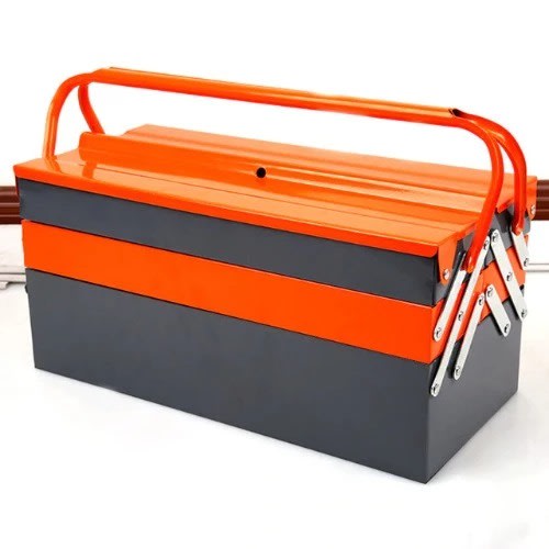 Heavy Duty Iron Metal Tool Box - Tools Container