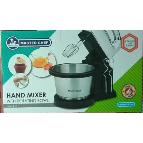 Hand Mixer With Rotating Bowl - 220V- 250W
